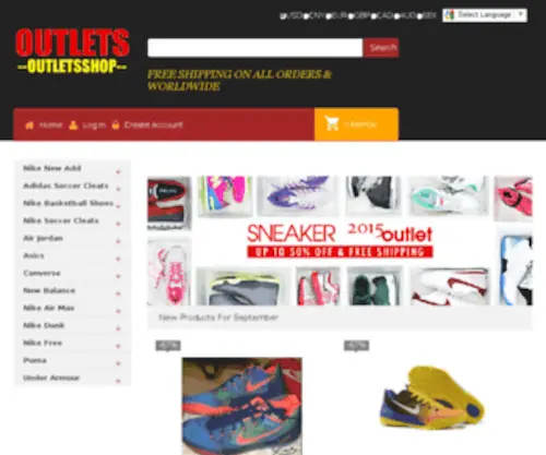 Nike2Store.com(Shop Authentic Nike Shoes) Screenshot