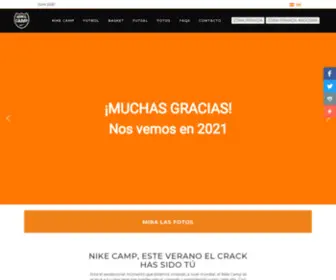 Nikecamp.es(Campus de futbol y Basket) Screenshot
