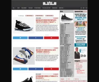 Nikelebron.net(NIKE LEBRON) Screenshot