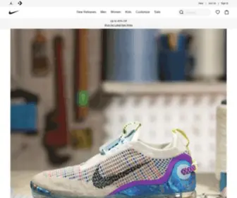 Nikereuseashoe.com(Nike Better World) Screenshot