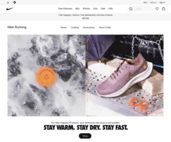 Nikerunning.com(NIKE, Inc) Screenshot