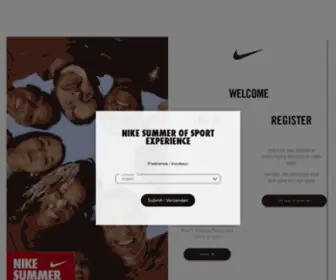 Nikesummerofsport.com(Nike Summer of Sport) Screenshot