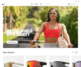Nikevision.com(Sports Sunglasses & Athletic Eyewear) Screenshot