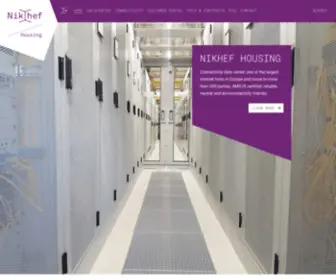 Nikhefhousing.nl(Nikhef Housing) Screenshot