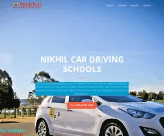 Nikhildrivingschool.com(We can also give trainning on your Personal Car) Screenshot