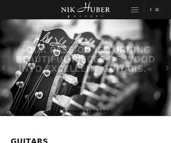 Nikhuber-Guitars.com(Hand-crafted guitars) Screenshot