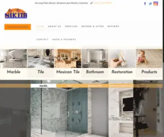 Nikitatile.com(South Florida's Premier Tile Restoration Company) Screenshot