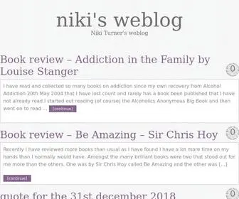 Nikiturner.com(Niki's weblog) Screenshot