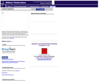 Nikkeifederation.org(The Nikkei Federation) Screenshot