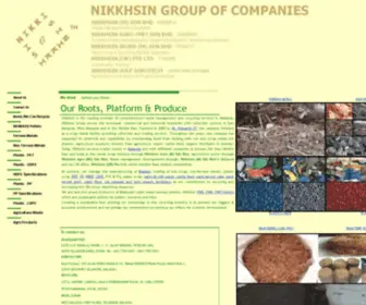 Nikkhsin.com(Malaysian Scrap Metal Recycling Company & Malaysia Biomass Pellet Manufacturers) Screenshot