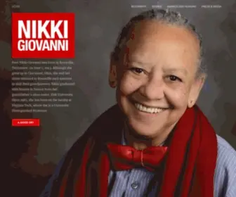 Nikki-Giovanni.com(Yolanda Cornelia "Nikki" Giovanni) Screenshot