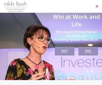 Nikkibush.com(Nikki Bush Speaker and Author) Screenshot