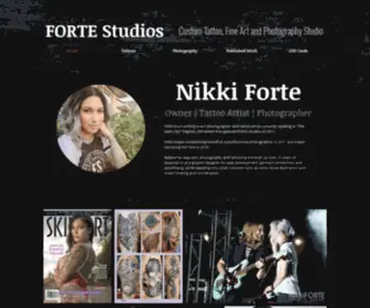 Nikkiforteart.com(FORTE Studios) Screenshot