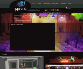 Nikkigmedia.com(Nikki-G multi media services website) Screenshot