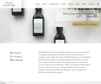 Nikkihillapothecary.com(Nikki Hill Apothecary) Screenshot