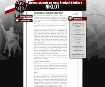 Niklot.org.pl(Stowarzyszenie na rzecz Tradycji i Kultury Niklot) Screenshot