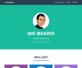 Nikmakris.com(Nik Makris) Screenshot