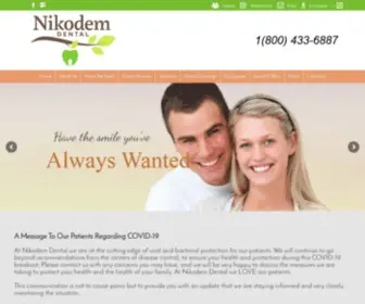 Nikodemdental.com(Nikodem Dental Care) Screenshot