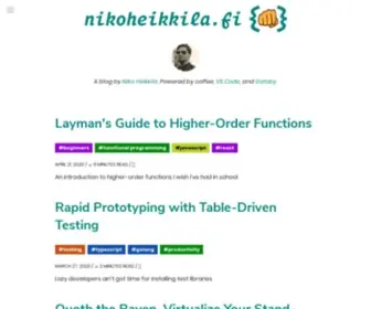 Nikoheikkila.fi(Niko Heikkilä) Screenshot
