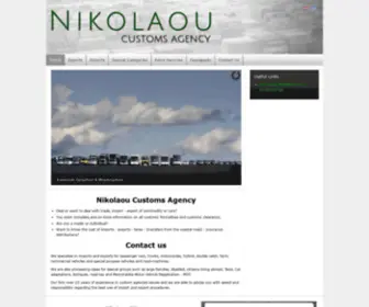 Nikolaou-CA.gr(Nikolaou Customs Agency) Screenshot