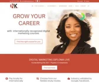 Nikolinakobali.com(Digital Marketing Courses with Nikolina Kobali in Harare Zimbabwe) Screenshot