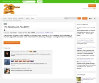 Nikoniansacademy.com(Nikonians Academy) Screenshot