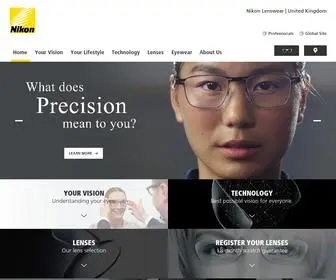 Nikonlenswear.co.uk(Nikon Lenswear UK) Screenshot