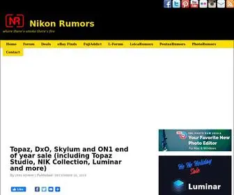 Nikonrumors.com(Nikon Rumors) Screenshot