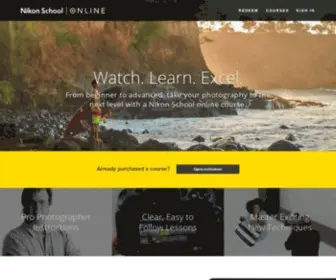 Nikonschool.com(Photography Classes & Courses) Screenshot