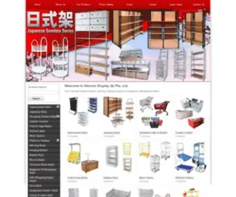 Nikorex.com.sg(Display Rack) Screenshot