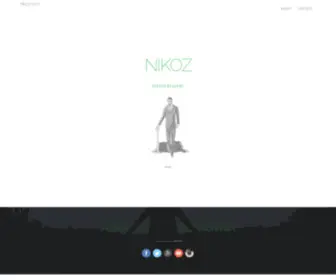 Nikoz.com(Nicholas Kosovich Official Website) Screenshot