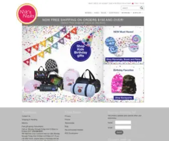 Niksnaks.com(Personalized and Monogrammed Gifts For Any Occasion) Screenshot