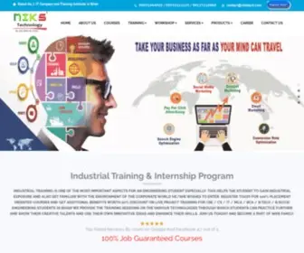 Nikstech.com(Summer Training and Internship With Live Project in Patna) Screenshot