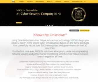 Niksun.com(NIKSUN®) Screenshot