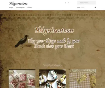 Nikyscreations.com(May your things made by your Hands show your Heart) Screenshot