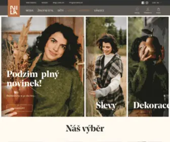 Nila-Shop.sk(Hlavní stránka) Screenshot