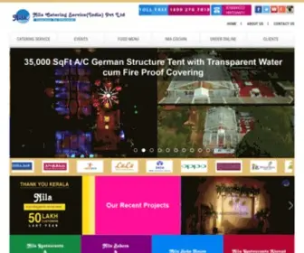 Nilacaterers.com(Nila Caterers) Screenshot