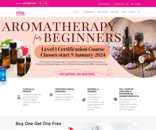 Nilasingapore.com(The Aromatherapy Bar) Screenshot