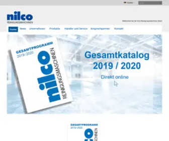 Nilco.de(Nilco Reinigungsmaschinen) Screenshot