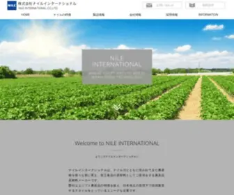 Nile-International.com(ナイルインターナショナル) Screenshot