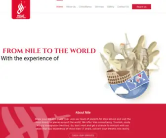 Nileconsultant.com(Nile Consultant & Immigration Expert (Pvt) Ltd) Screenshot