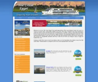 Nilecruiseegypt.net(Cruise Packages) Screenshot