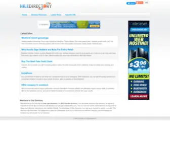 Niledirectory.com(Free web directory) Screenshot