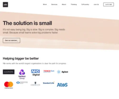 Nilehq.com(Strategic Design Consultancy) Screenshot