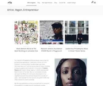 Nilelivingston.com(Artist, Vegan, Entrepreneur) Screenshot