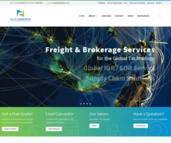 Nilelogistics.com(Nile Logistics) Screenshot