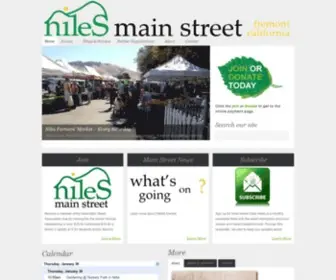 Niles.org(Niles Main Street Association) Screenshot