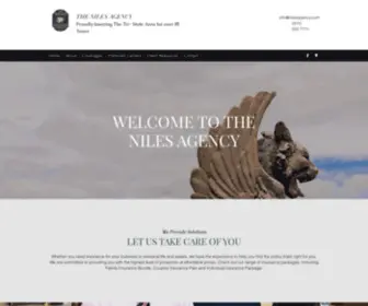 Nilesagency.com(Westchester Insurance Agency) Screenshot