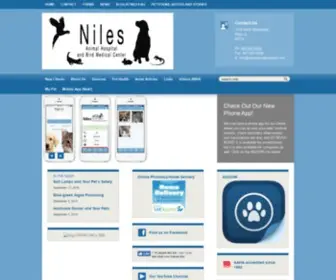 Nilesanimalhospital.com(Niles Animal Hospital & Bird Medical Center) Screenshot