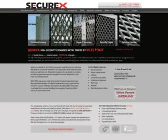 Nilesfence.com(Highest Quality Metal Fence Made With Expanded Metal) Screenshot